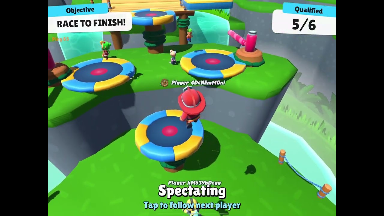 I’m playing Stumble Guys.But in the end!