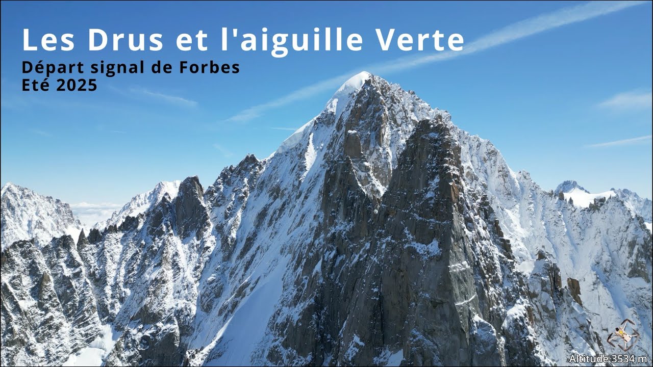 Les Drus et l'aiguille Verte