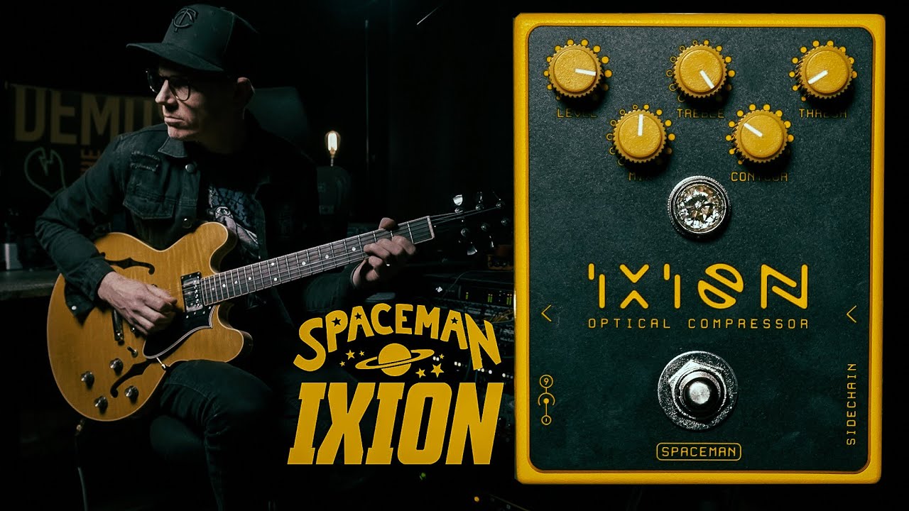 Spaceman Ixion Optical Compressor // Guitar Pedal Demo