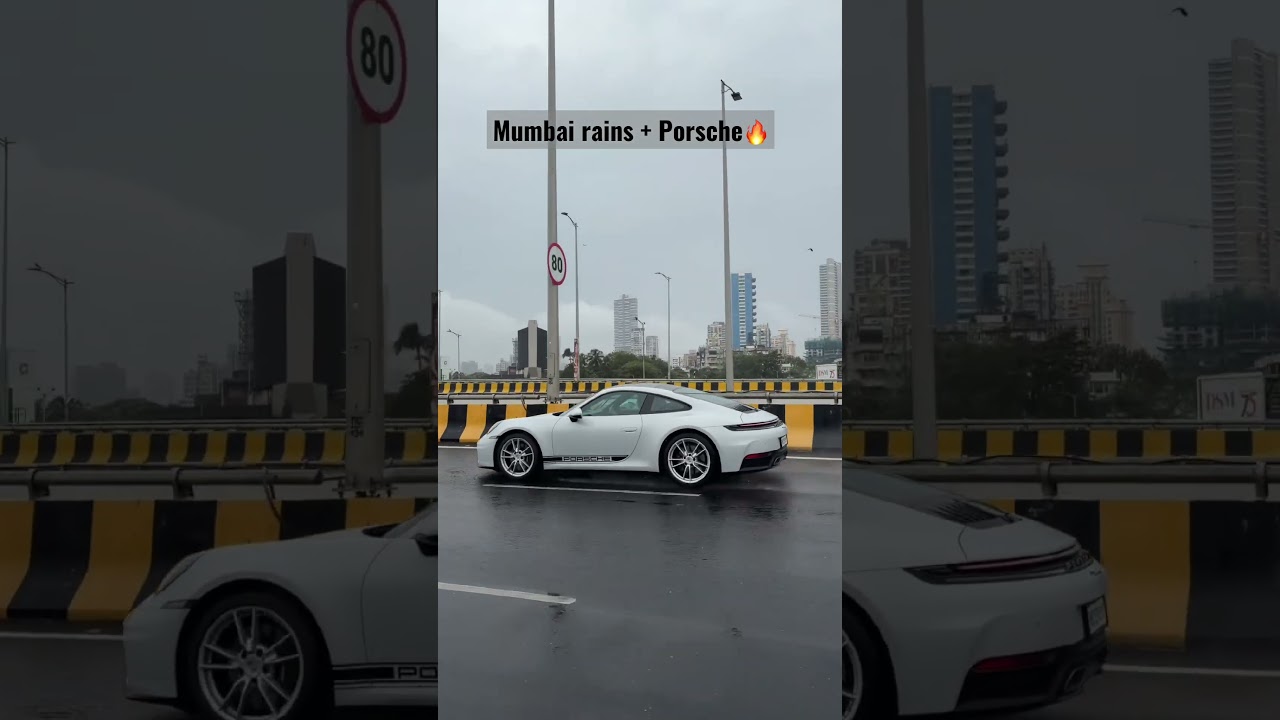 ⛈️ #youtube#shorts#ytshorts#porsche#mumbai#rain#viral#youtubeshorts#reels#fyp#explore#gaming