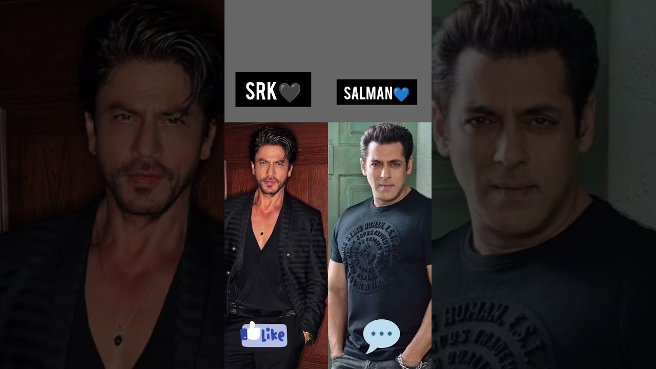 who's actor you love? SRK 🖤 and SALMAN 💙 comment .. 