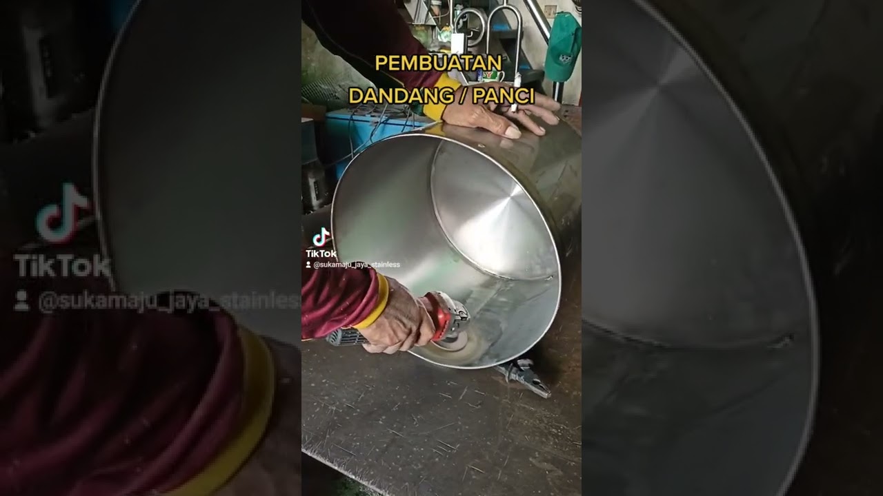 [ custom ] pembuatan dandang / panci stainless steel foodgrade 304 #shorts #spesialisstainless #umkm