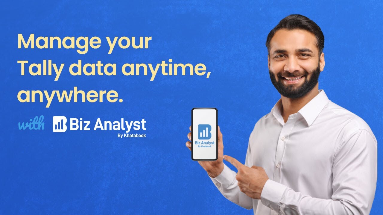 Tally data on mobile with Biz Analyst by Khatabook