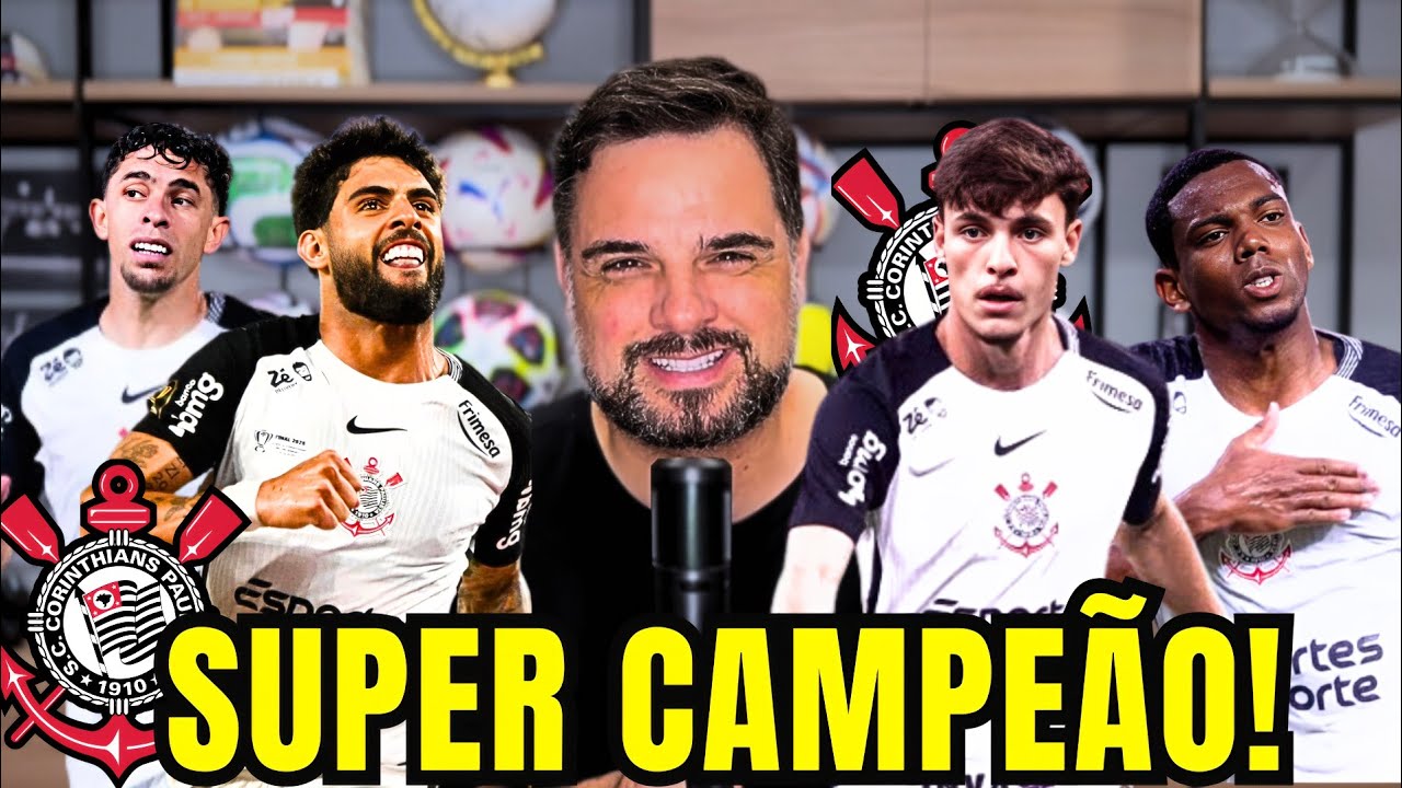 🛑URGENTE🛑CORINTHIANS É O SUPER CAMPEÃO DO BRASIL, APÓS VITÓRIA SOBRE O FLAMENGO NESTE DOMINGO! 