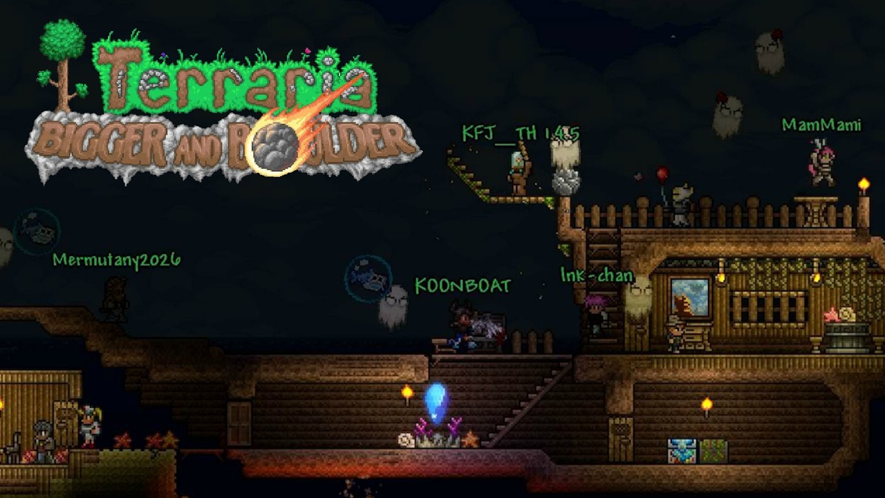 JzBoy play Terraria 1.4.5 with his friends