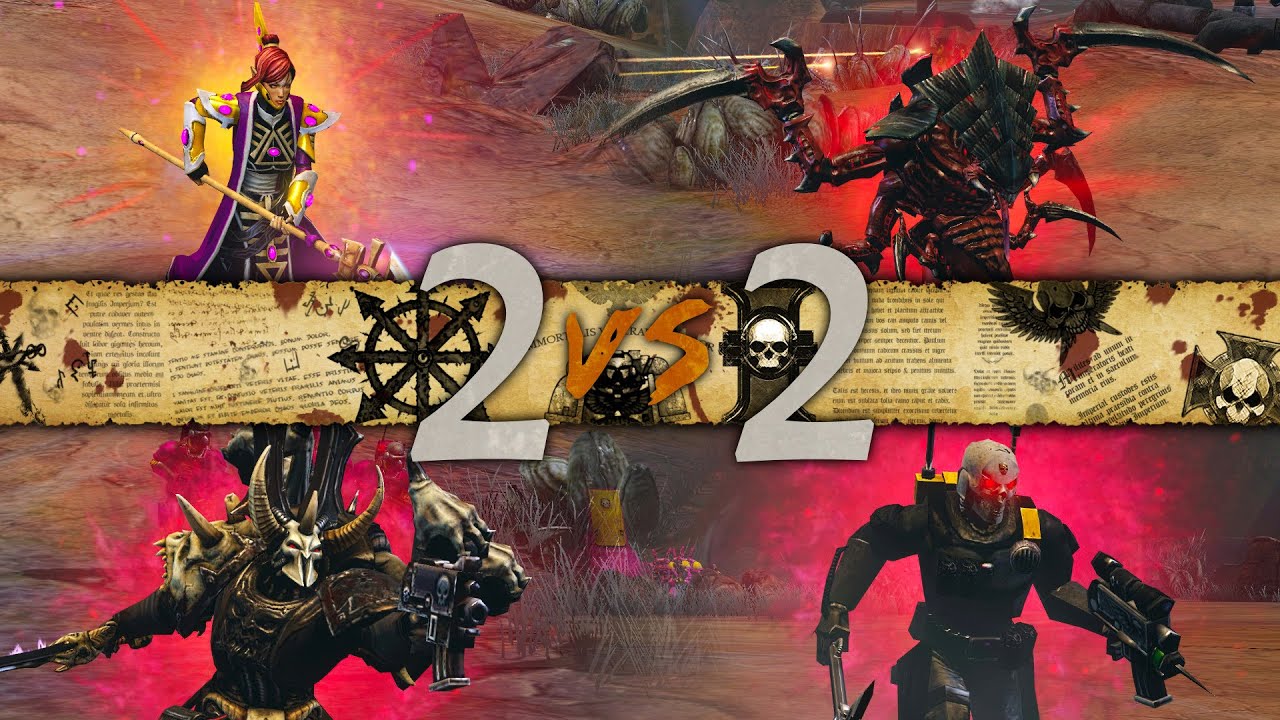 Dawn of War 2 - 2v2 | kufex + Mostafa [vs] SCRAP + Piano