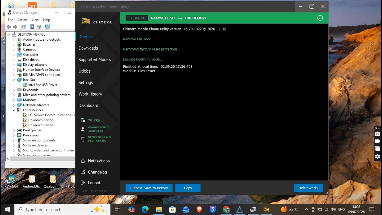 realme 11 5g rmx3780 15.0.0110 frp remo