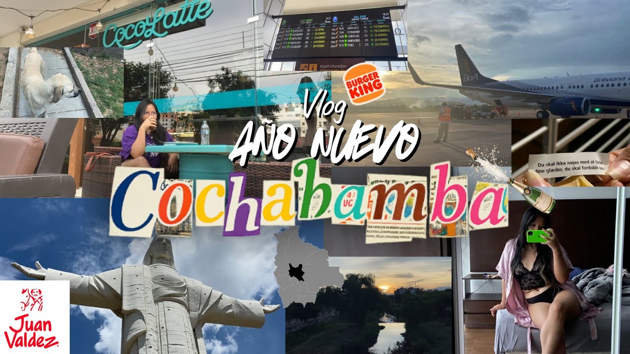 vlog | 😳Viaje sola a Cochabamba a pasar año nuevo🛬🥂✨ #vlog