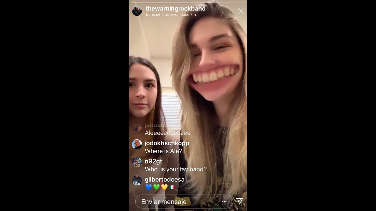 The Warning live instagram #9