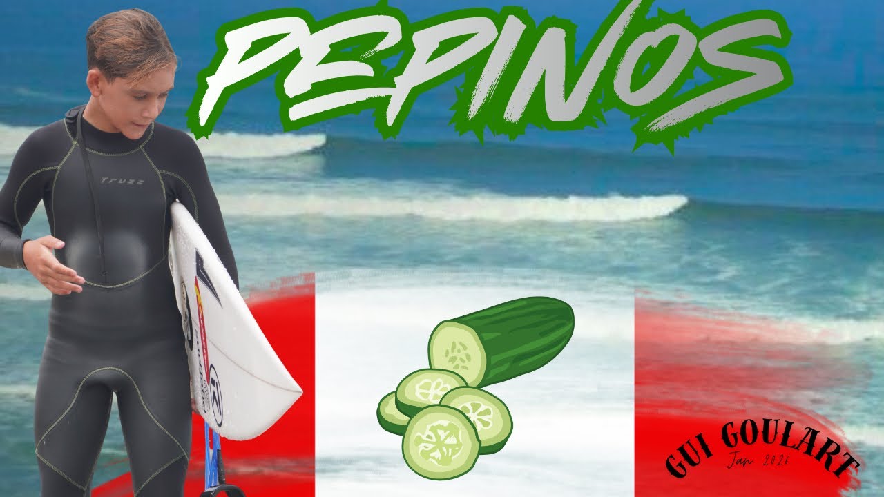 Pepinos - Peru | Gui Goulart 11 Anos surfa as ondas de Pepinos no Sul do Peru em SurfTrip com amigos