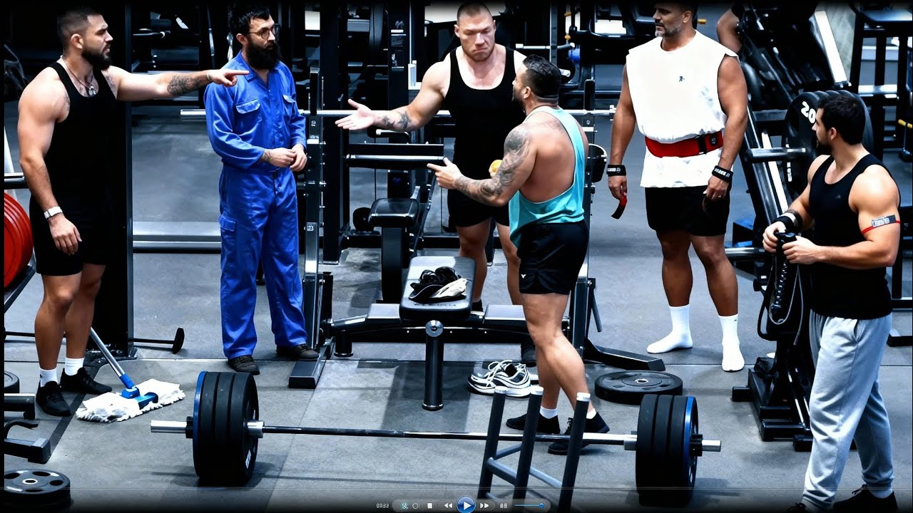 Cleaning staff DESTROY the reputation of 5 arrogant bodybuilders 😱Anatoly's gym Fitness prank  #1