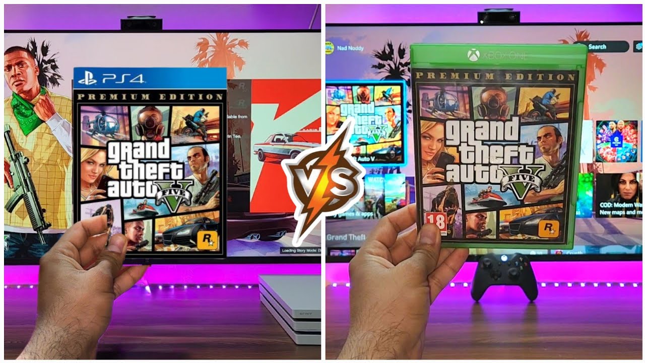 GTA V (PS4 Pro Vs Xbox One X)