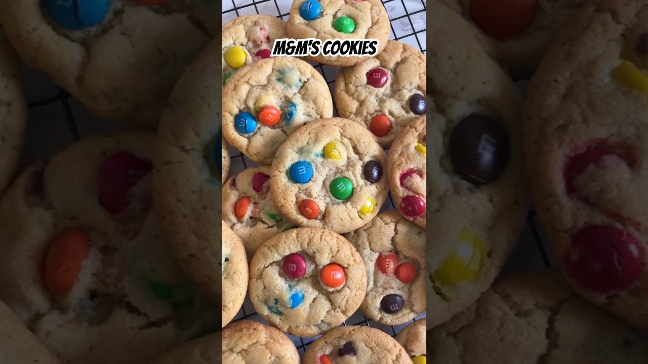 M&M&rsquo;s Cookies ❤️💙💛💚🖤🧡 #mnm #cookies #chocolate #candy #ccc