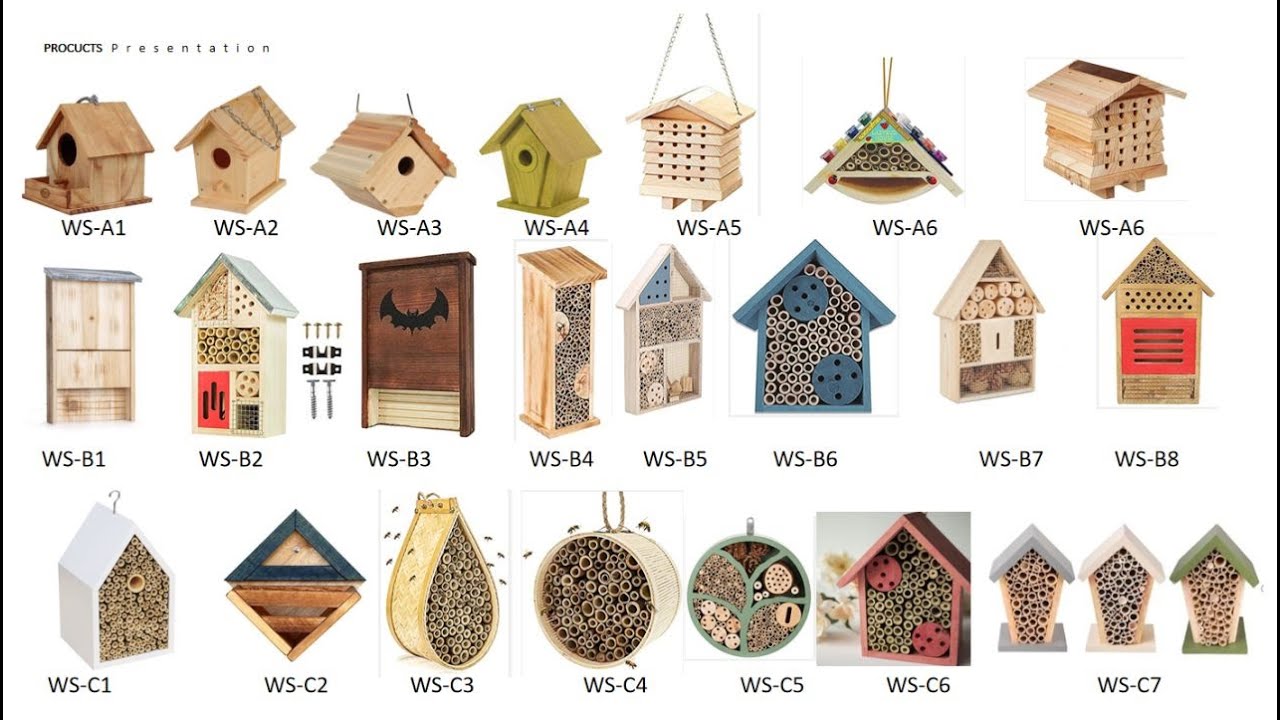 ECO-friendly wood bird house