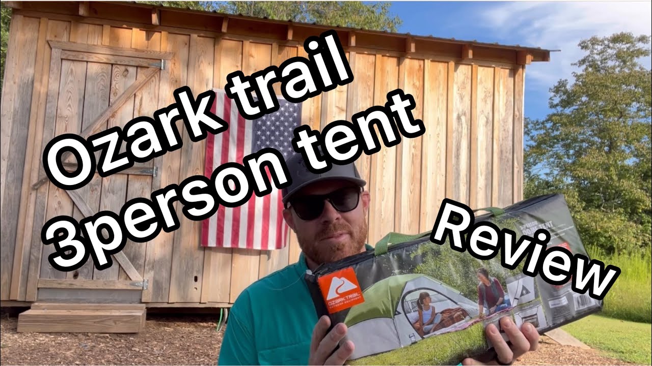 3person Ozark trail tent review and set up