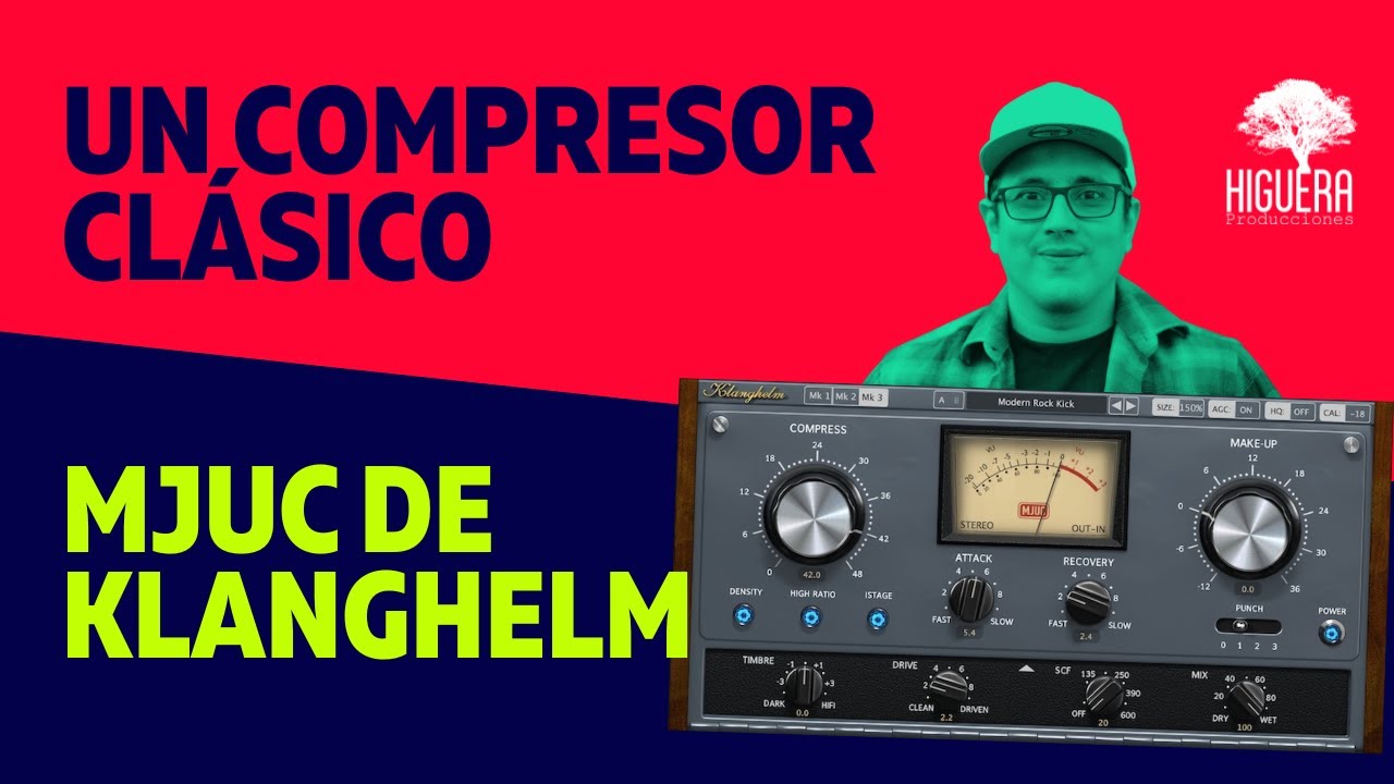 Un Compresor Clásico, Un 1176 Y Un SSL G Bus Compressor en un Variable-mu ? - MJUC de Klanghelm