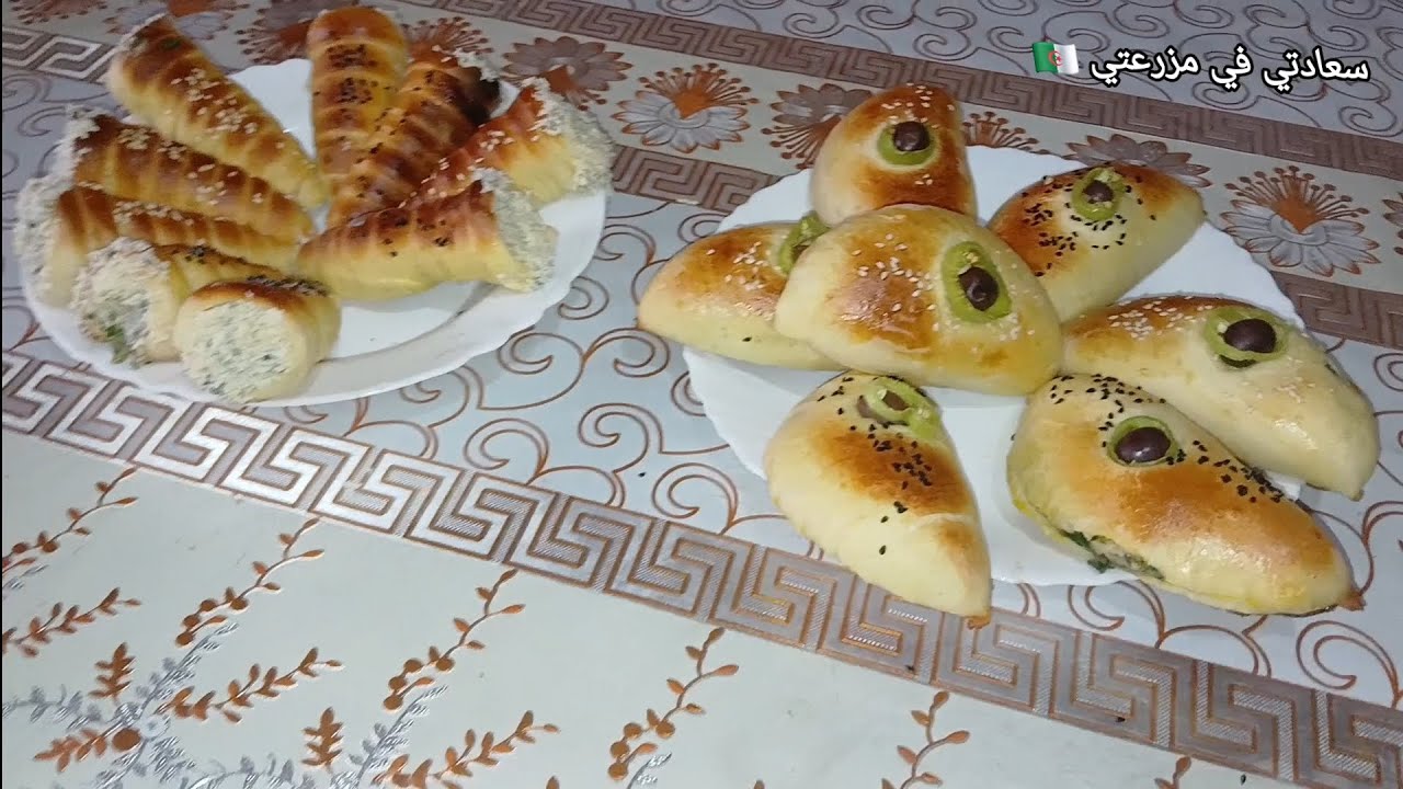 زوج مملحات بعجينة واحدة مع فطور برعاية ابنتي @