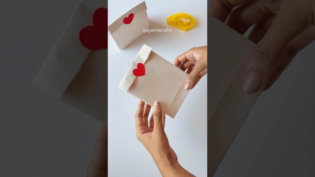 DIY paper bag #paperfolding #papercrafts #paperbag #origami