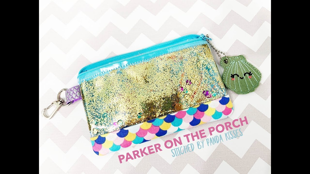 TOP ZIP PENCIL BAG - GLITTER HACK