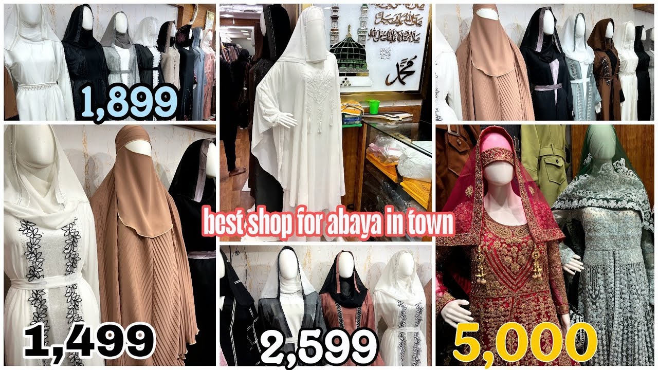 Hijab Abaya, abaya shop at mohammed ali road | best abaya shop in mumbai | dubai abaya available