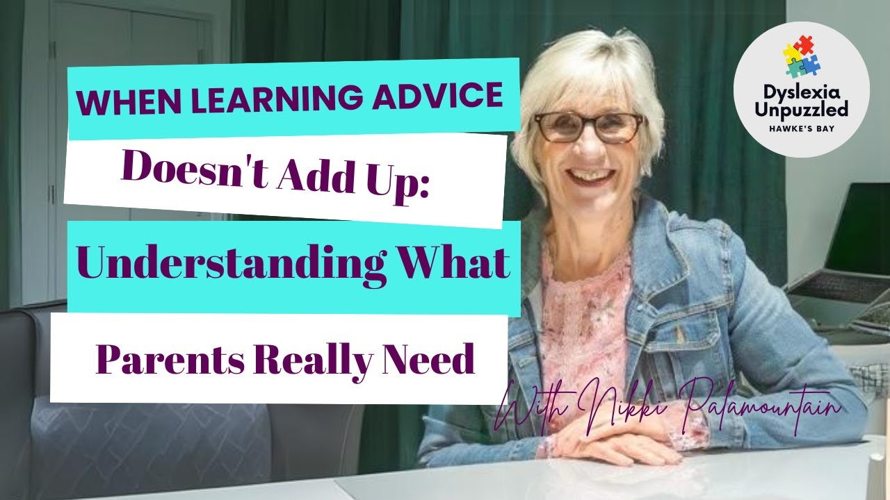 When Learning Advice Doesn't Add Up:  Understanding What Parents Really Need.