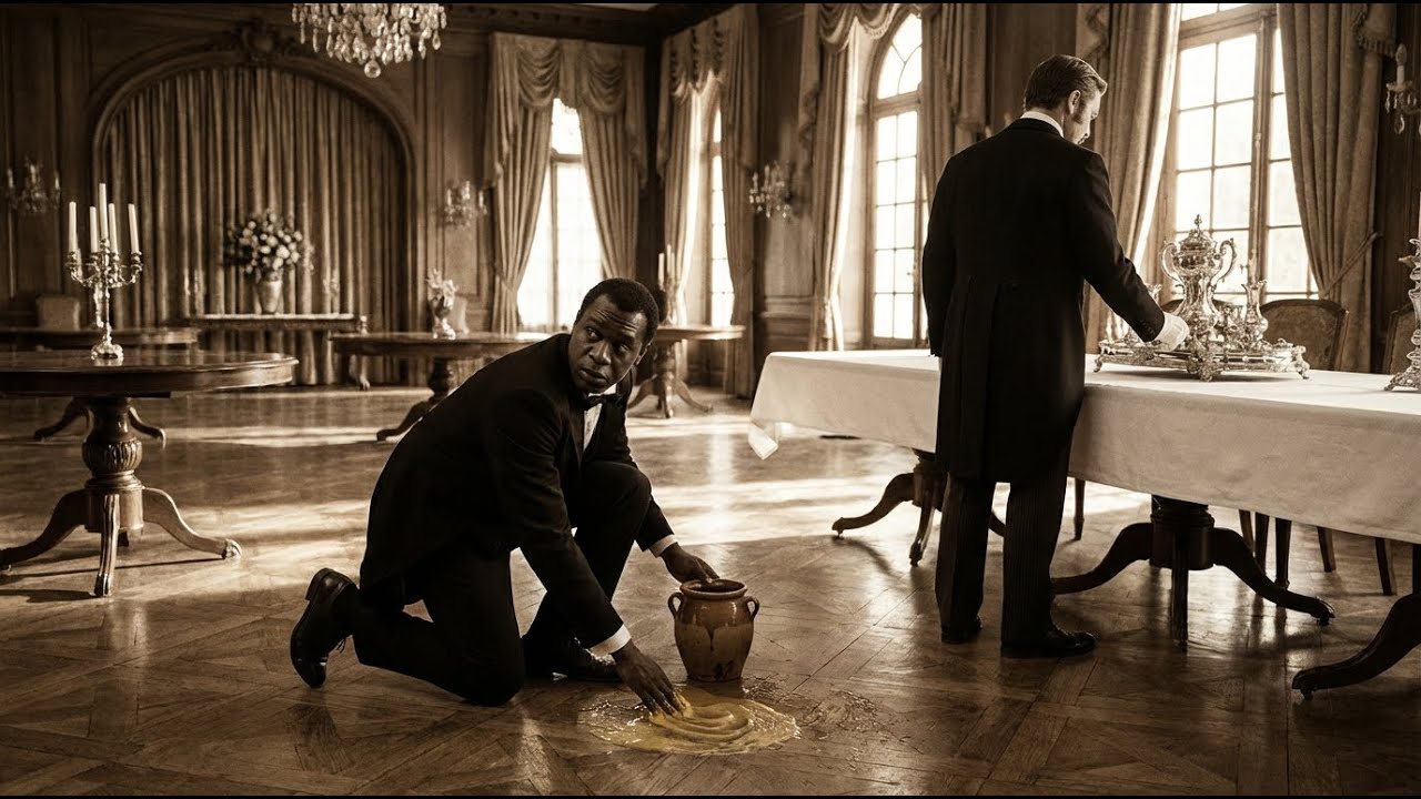 THE BUTLER SLAVE who waxed the Banquet Floor with RENDERED PIG FAT: The Shattered Spine!