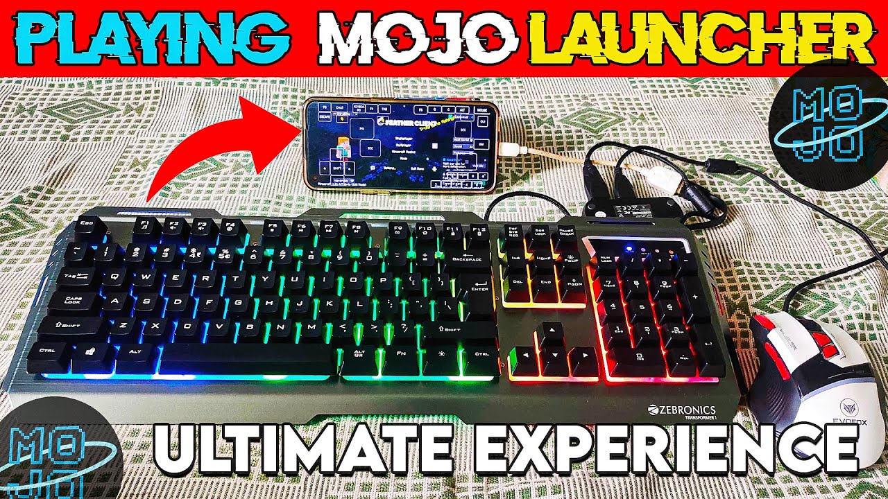 I Bought Gaming Keyboard And Mouse For Mojo Launcher  | How To Play Mojo With Keyboard And Mouse