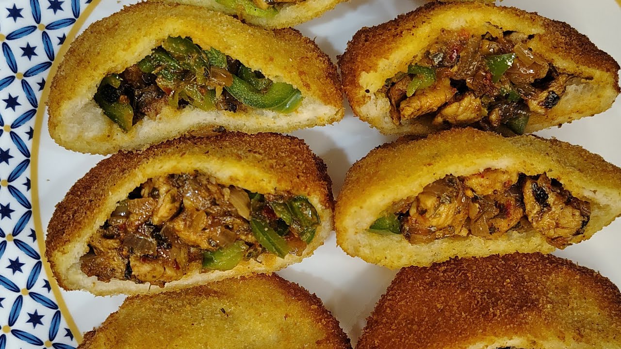 Ramadan Special Chicken Bread pocket recipe 