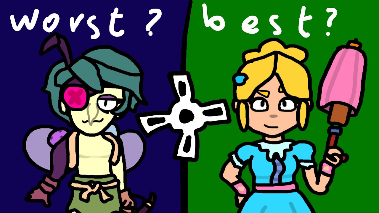 ranking every MARKSMAN in brawl stars from worst to best