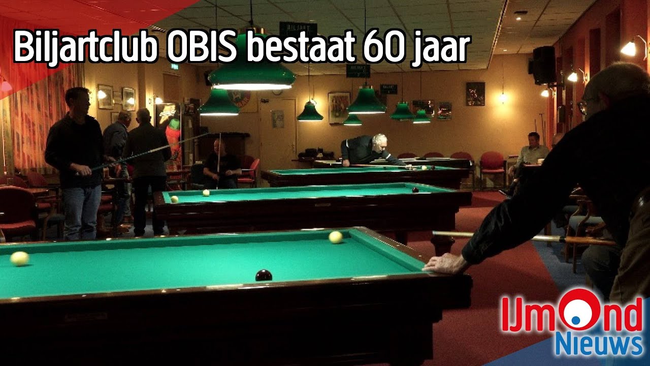 Biljartclub OBIS bestaat 60 jaar