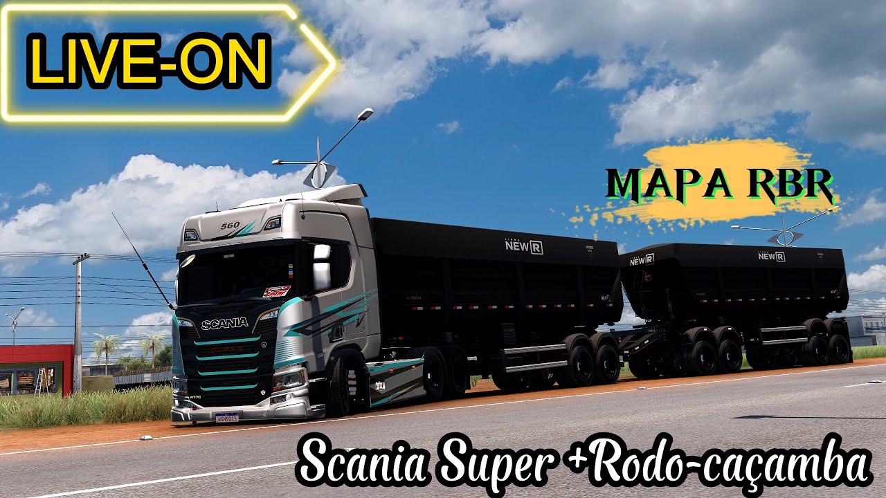 LIVE - Mapa RBR | CONHECENDO NA NOVA DLC MT | Euro truck Simulator 2 #ETS2 #EUROTRUCK2