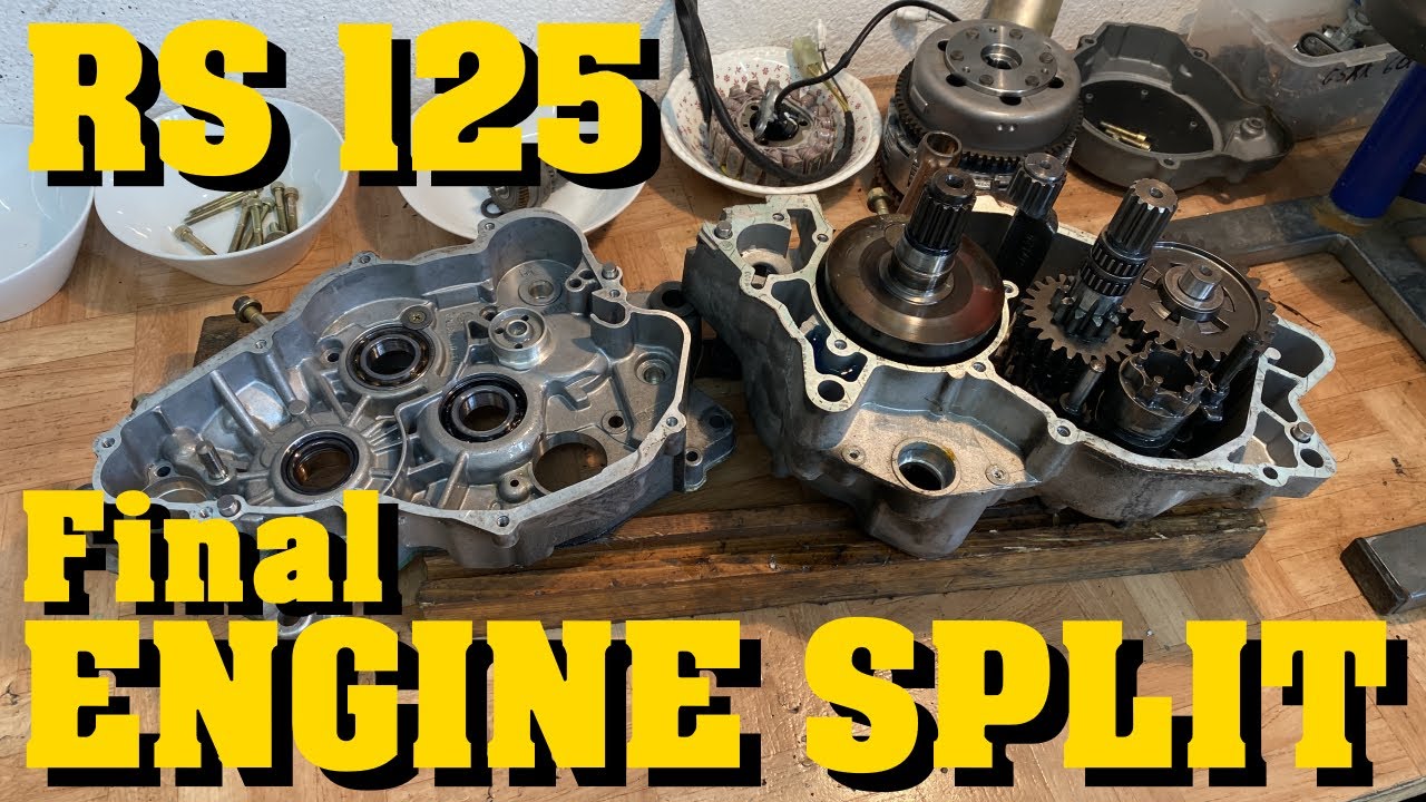 Aprilia RS 125 Engine Split | Remove Flywheel and Crankshaft | Motor Trennen [Engine Rebuild Part 5]