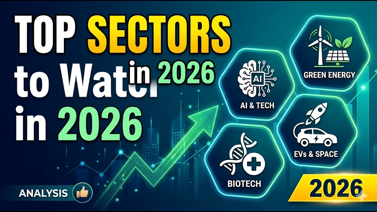 Top Sectors to Watch in 2026 📈🚀 | Future Growth Opportunities