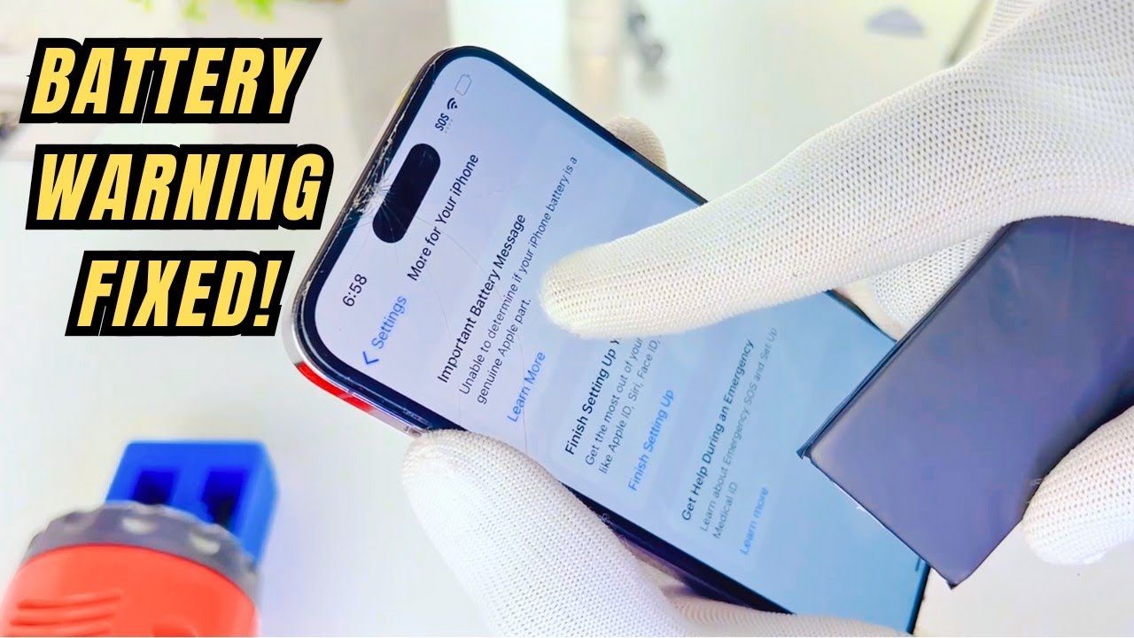 Apple iPhone 14 Pro Battery Replacement Without Triggering Apple Warning Messages (Shown in 5 Mins)