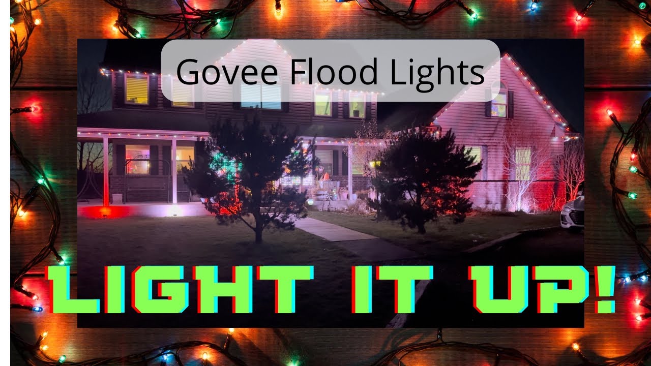 Govee Flood Lights, holiday and all year fun