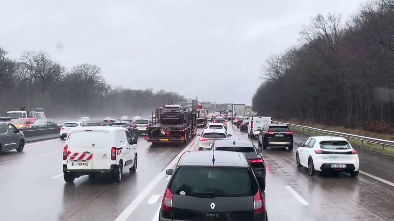N4,N104,A86,A15,Cergy-Pontoise en camion le 27 janvier 2026