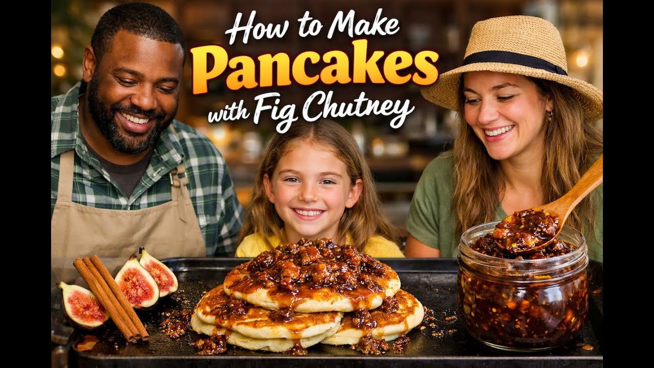 How to make Pancakes with Fig Chutney