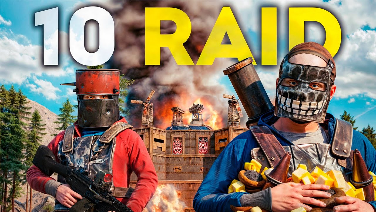 ARALIKSIZ 24 SAAT RUST OYNAYIP 10 TANE RAİD ATTIK I Rust T&uuml;rk&ccedil;e