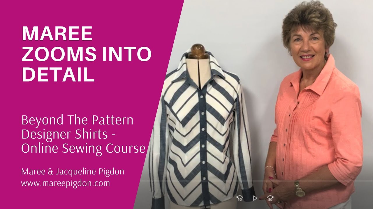 Butterick 5526 - Maree goes into sewing details - Beyond The Pattern Designer Shirts LV6