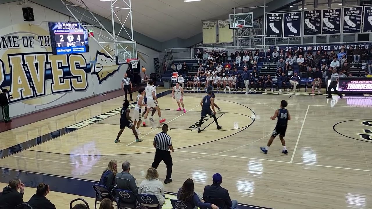 LongBeachCBOA.com: 11.18.25 Boys Basketball - St. John Bosco HS vs Mayfair HS 1st Qtr