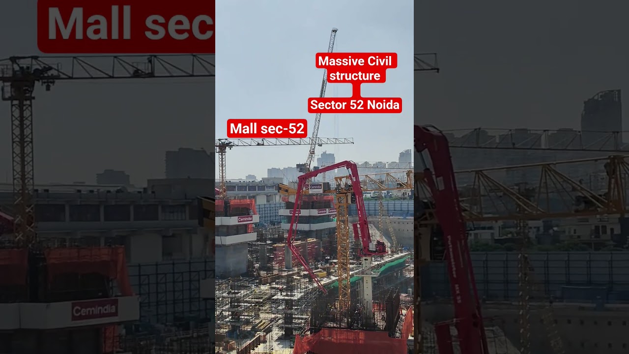 sector 52 noida mall #buildingkedoctorsahab #construction #trending #shortvideo #vuralvideo #viral
