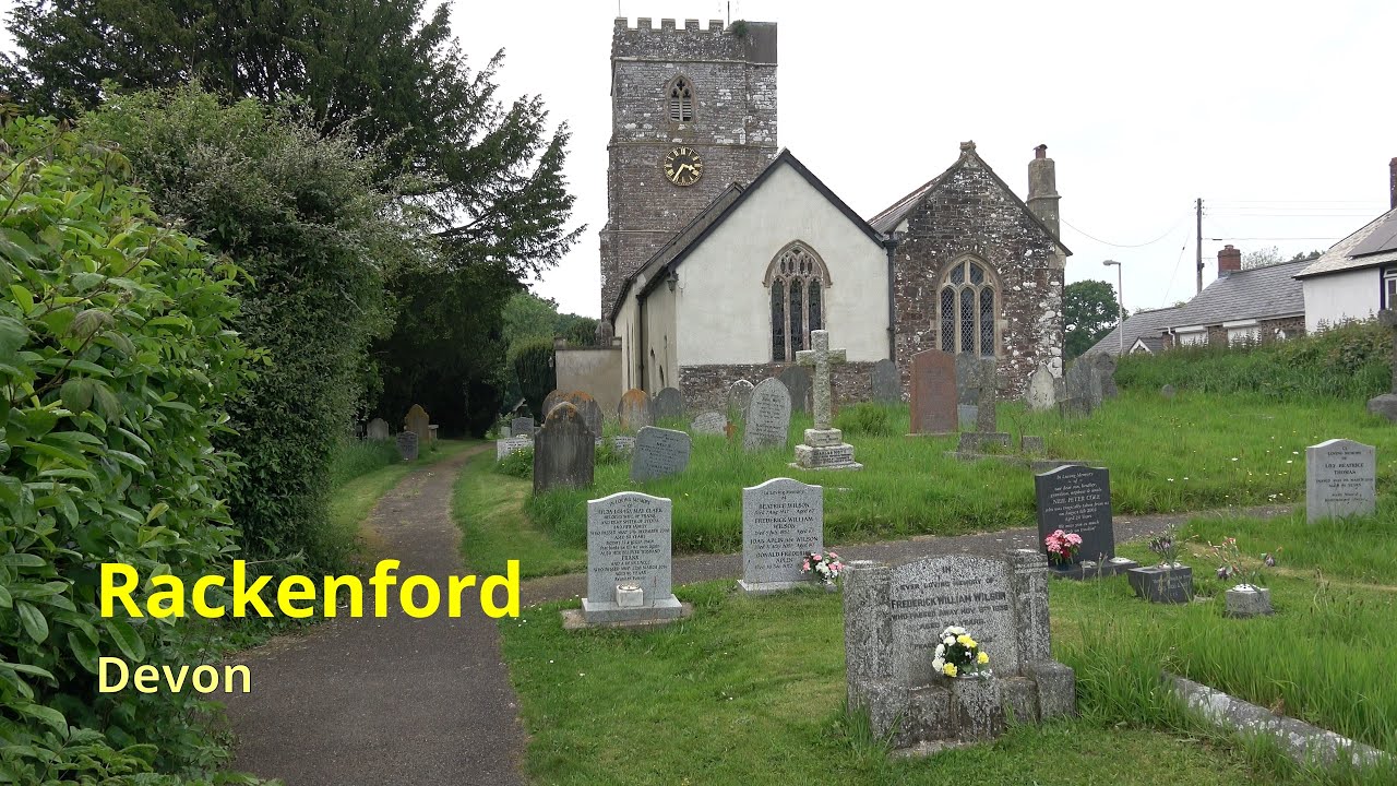 Rackenford Churchyard, Devon. A small tranquil country parish on the edge of Exmoor.