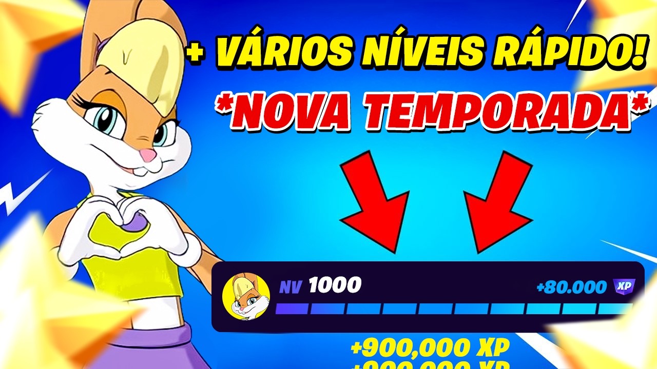 NOVO MELHOR MAPA DE XP *FUNCIONANDO* PARA SUBIR N&Iacute;VEL R&Aacute;PIDO na TEMPORADA 2 DO FORTNITE CAP&Iacute;TULO 7!