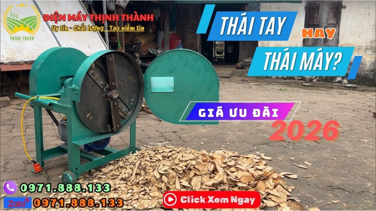 Test Máy Thái Thuốc Cỡ Lớn Tại Nhà Khách Ở Sơn Động- Bắc Giang