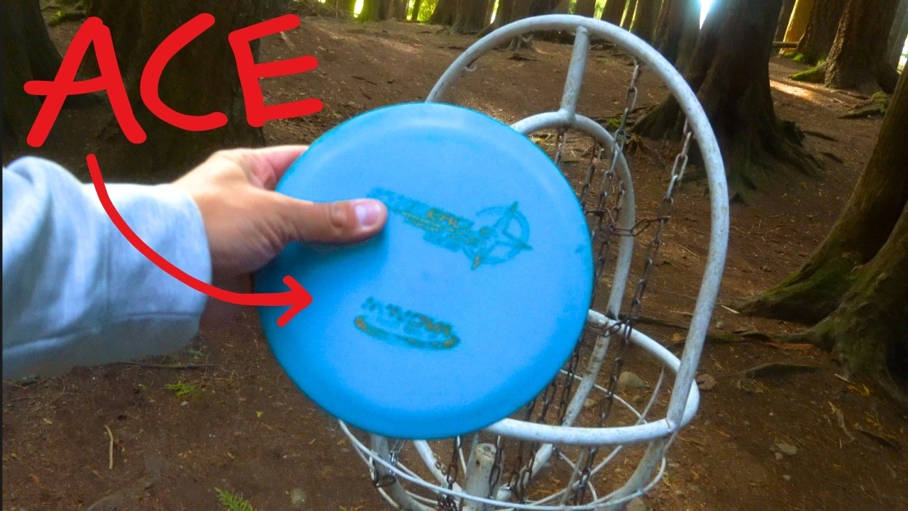 Hole in ONE on the worlds WORST disc golf baskets!