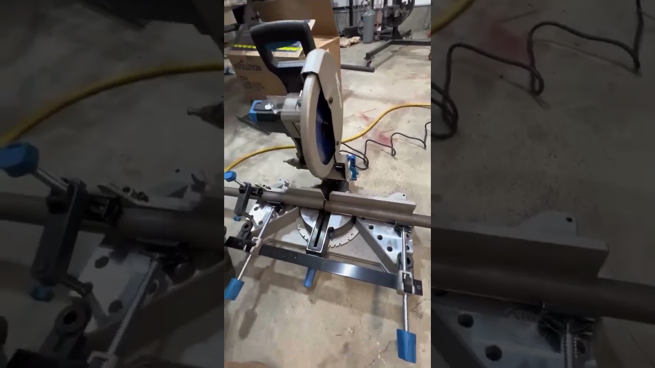 SEE THE DIFFERENCE between Evolution #S355MCS Cold-cutting Mitre Chop Saw & Abrasive Saw
