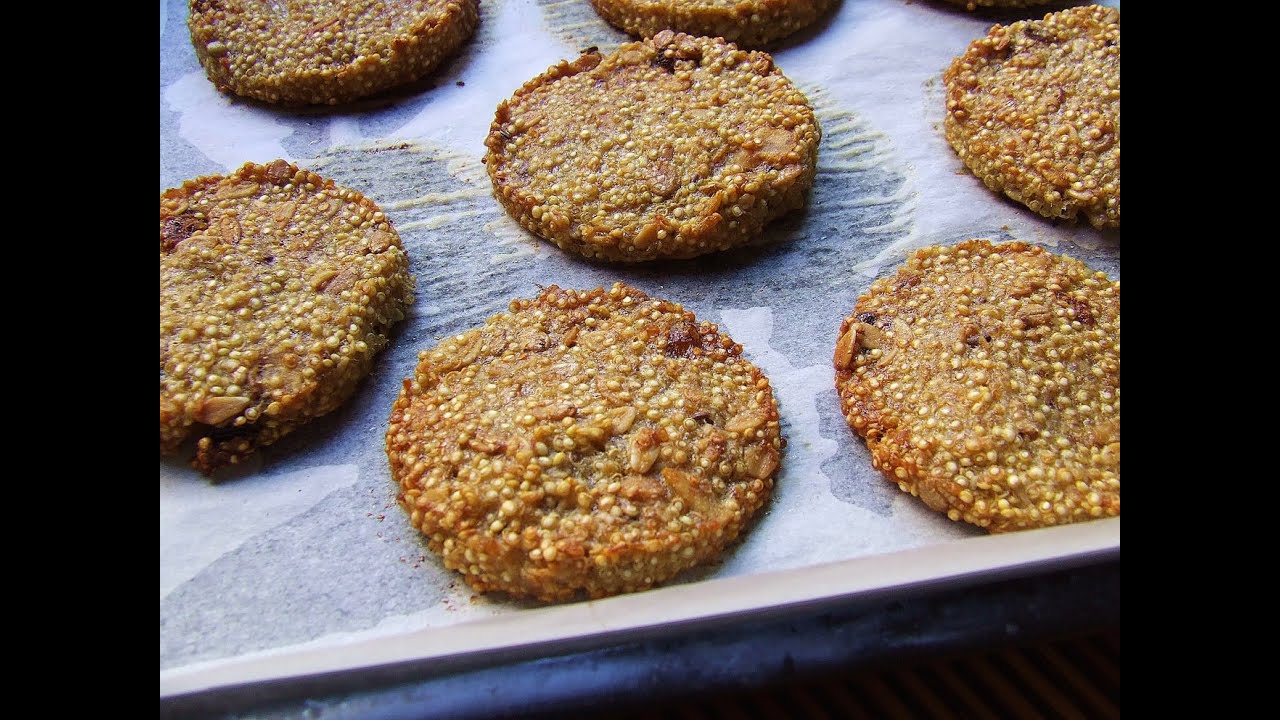 Galletas de manzana con amaranto jumbo / Cómo hacer galletas de manzana