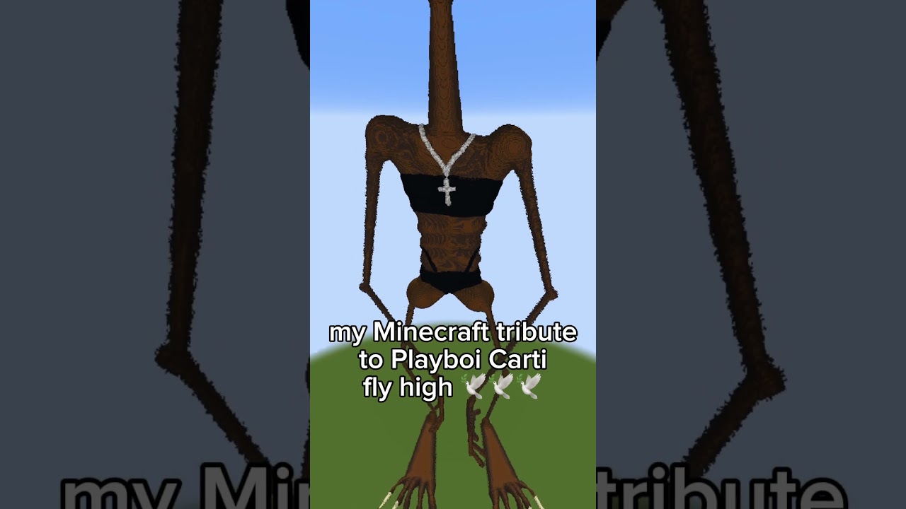 Fly high Playboi Carti #minecraft #playboicarti #carti #fyp #memes #minecraftmemes #rap #kencarson