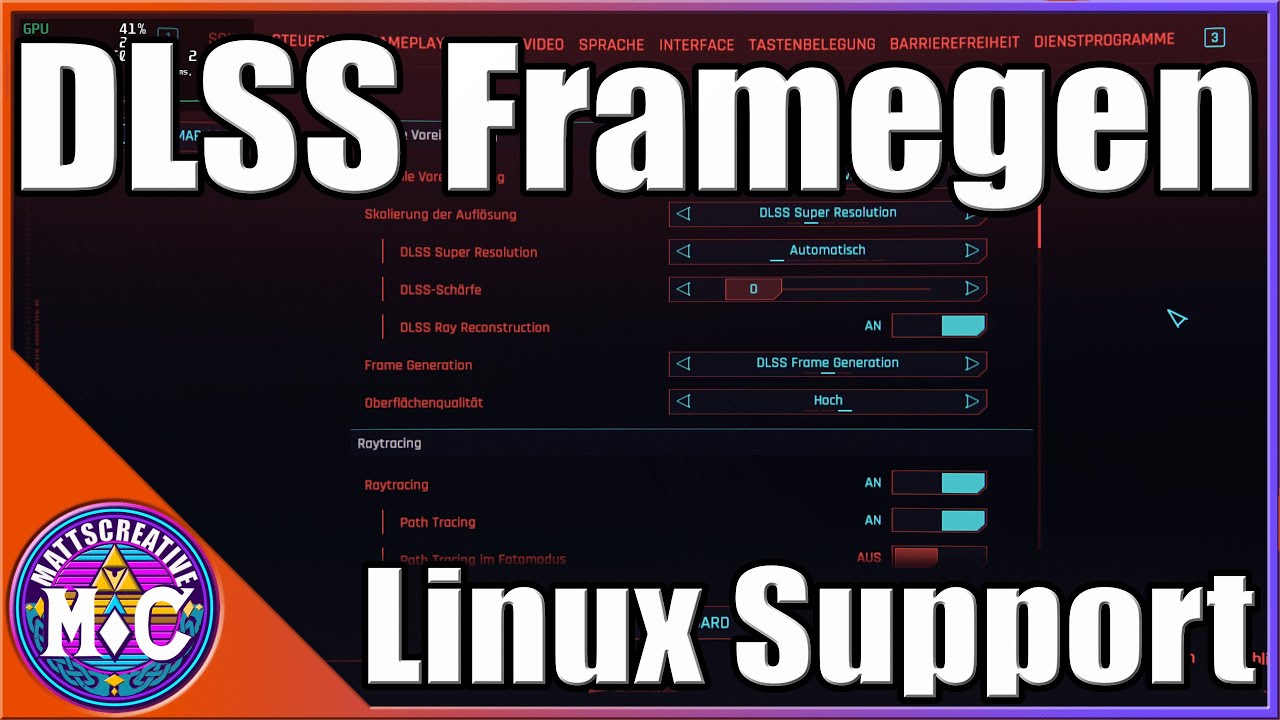 DLSS Frame-gen Is coming to Linux and Here is a Preview!