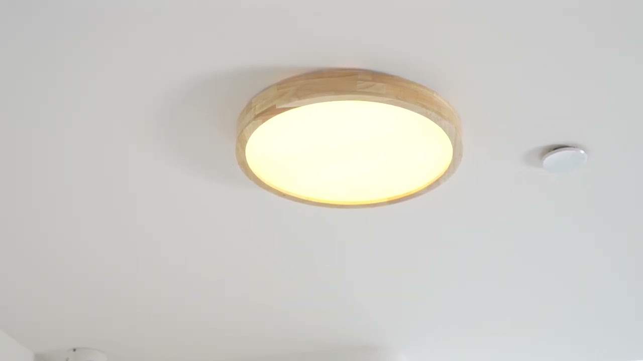 Wooden Geometric Ceiling Light